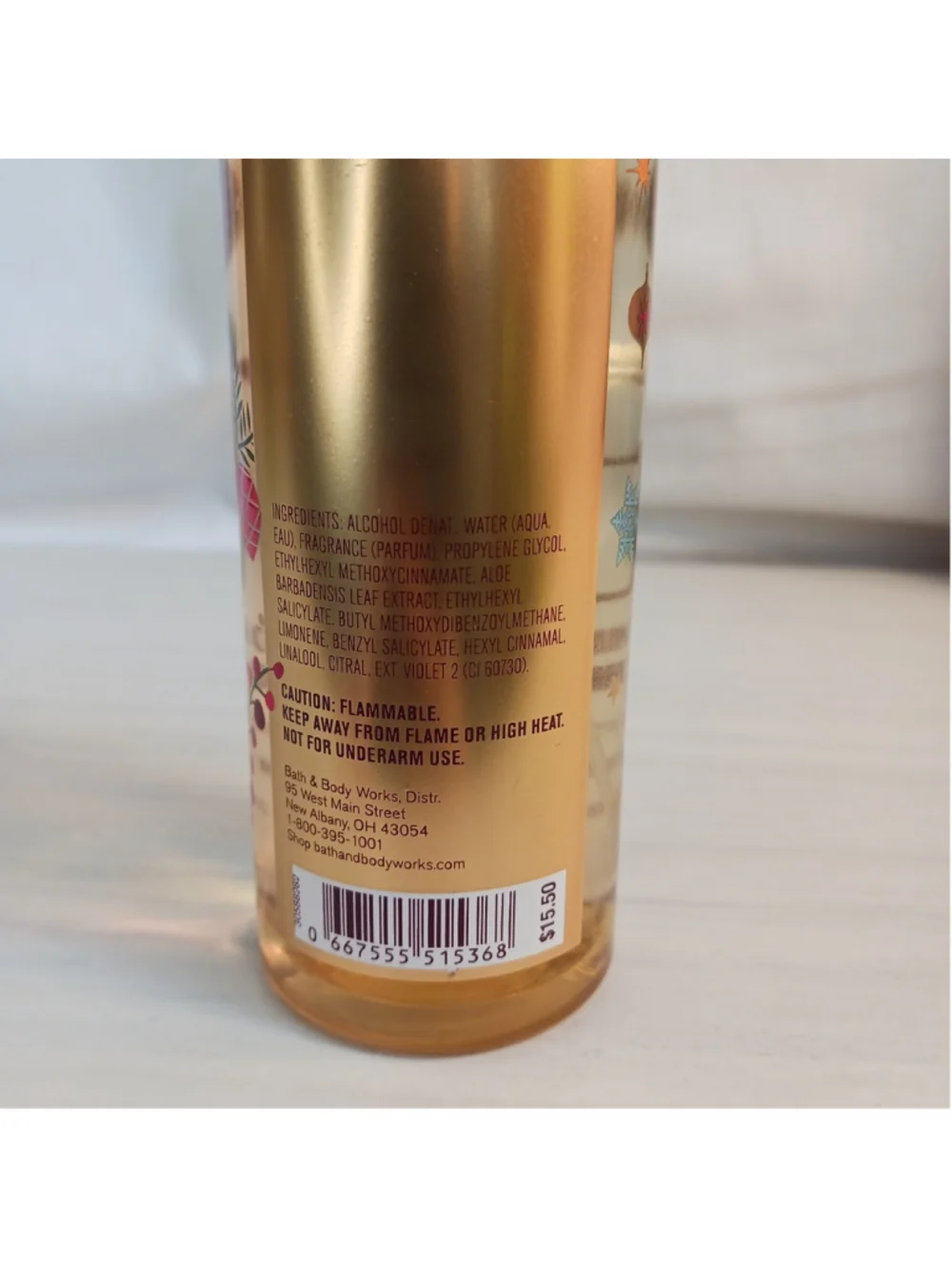 BATH & BODY WORKS HOPE WINTER PEACH MARSHMALLOW BODY MIST SPRAY 8 FL OZ